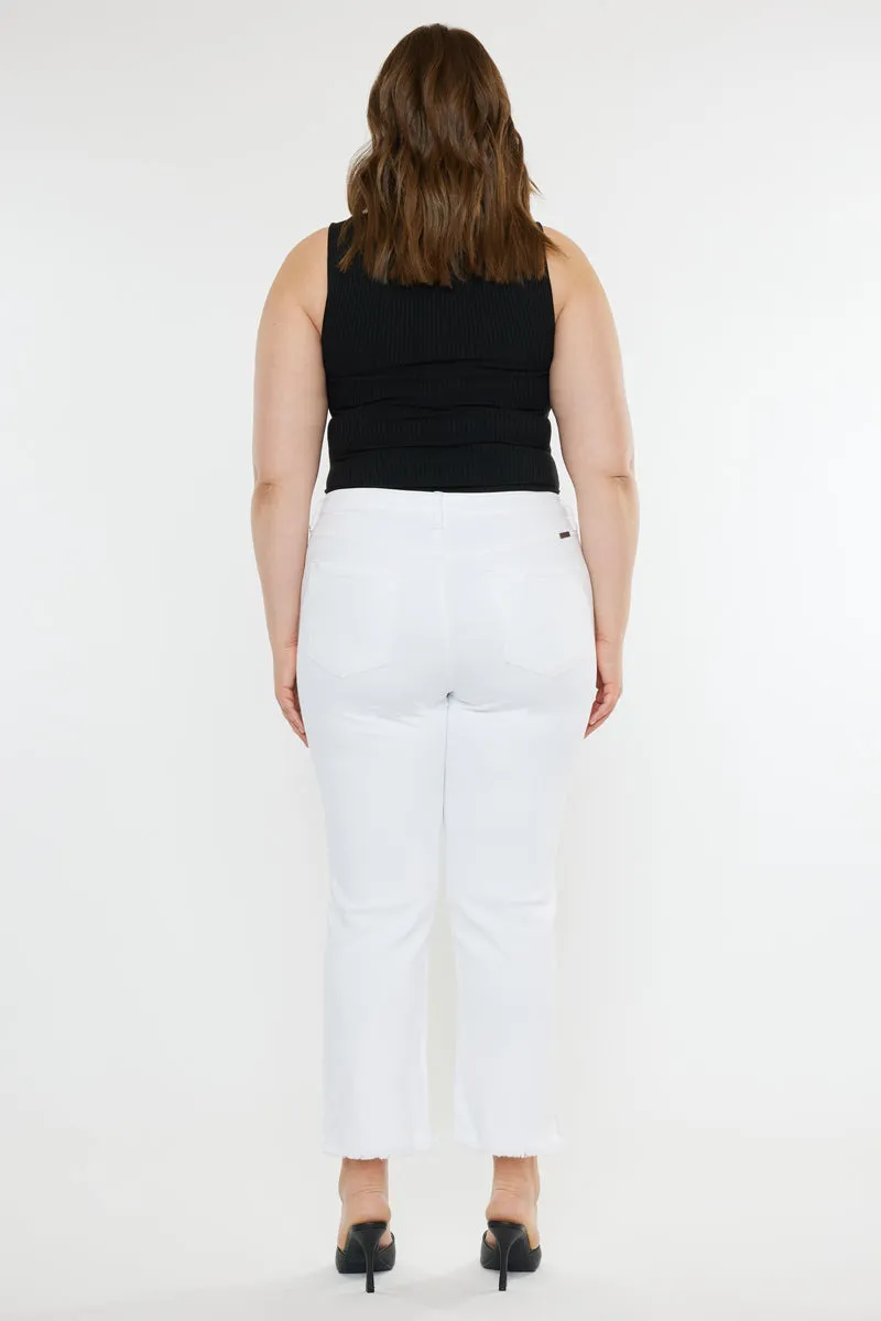 Rita High Rise Slim Straight Jeans (Plus Size)