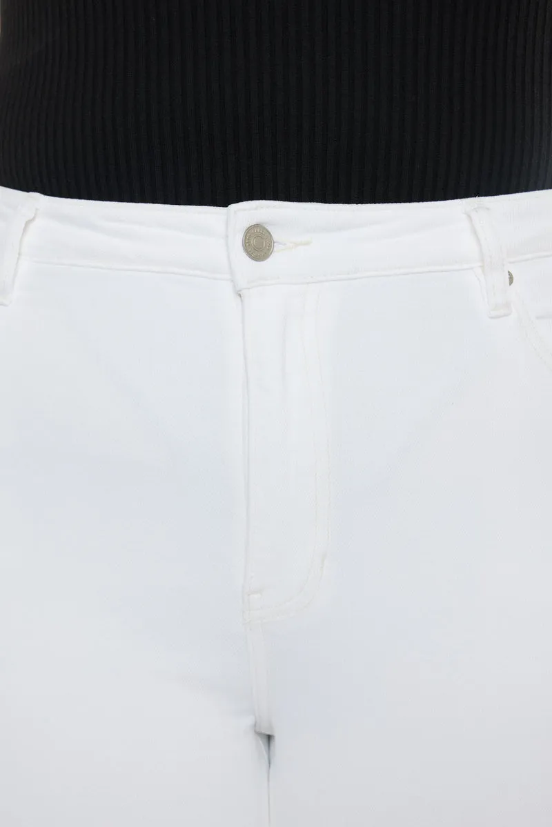 Rita High Rise Slim Straight Jeans (Plus Size)