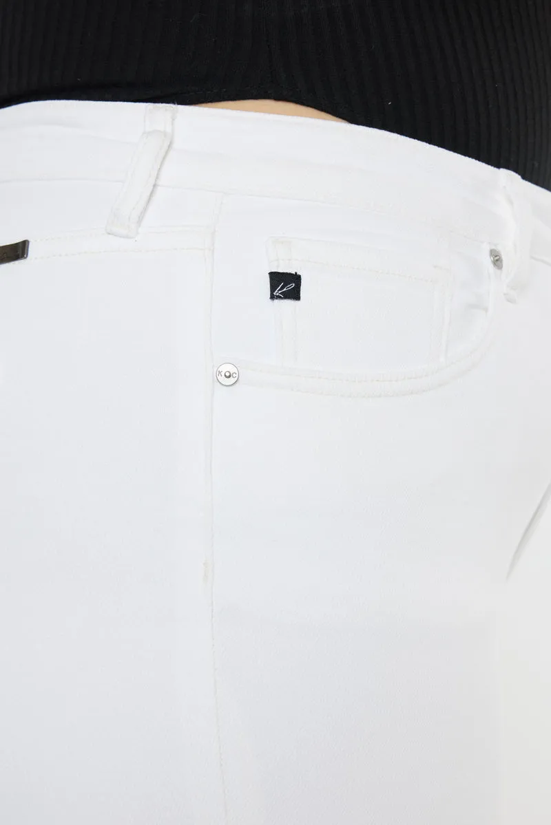 Rita High Rise Slim Straight Jeans (Plus Size)