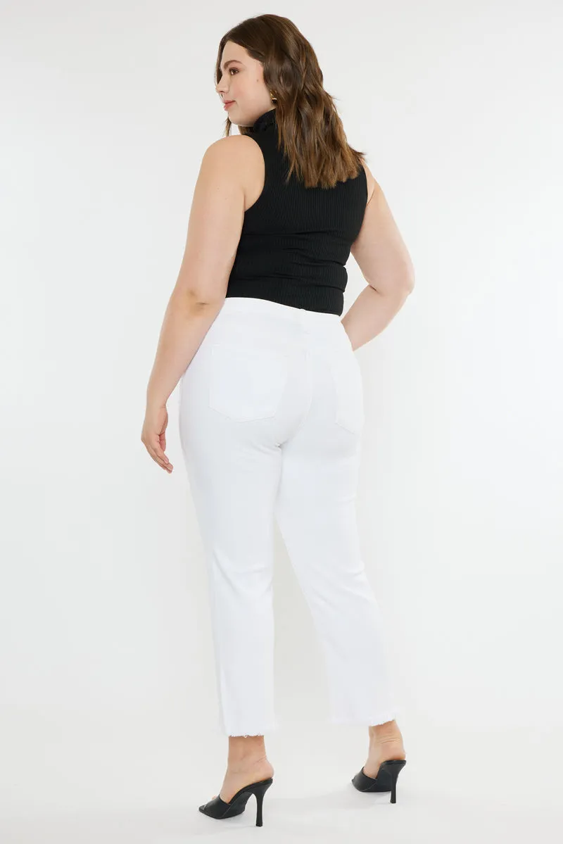 Rita High Rise Slim Straight Jeans (Plus Size)