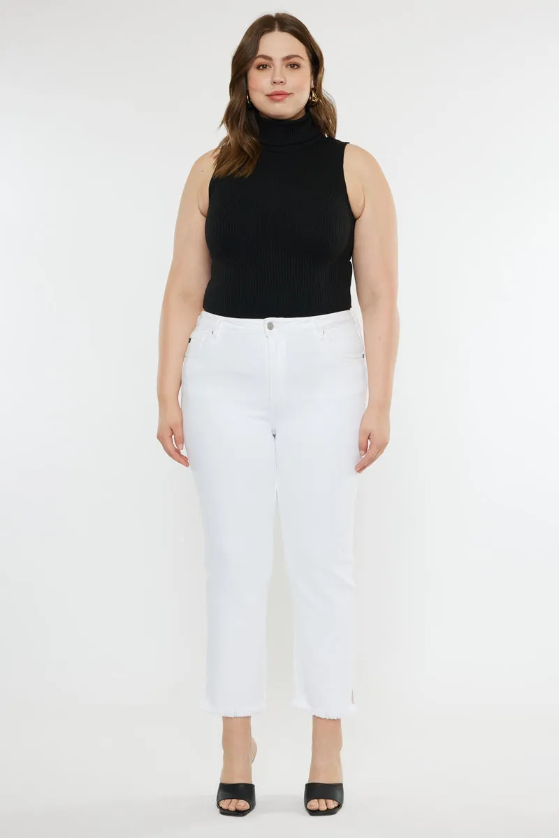 Rita High Rise Slim Straight Jeans (Plus Size)