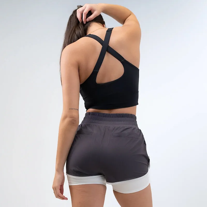 Rival Women's Shorts with Compression Lining