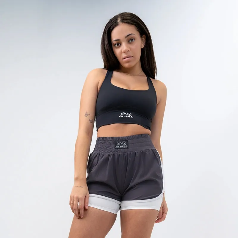 Rival Women's Shorts with Compression Lining