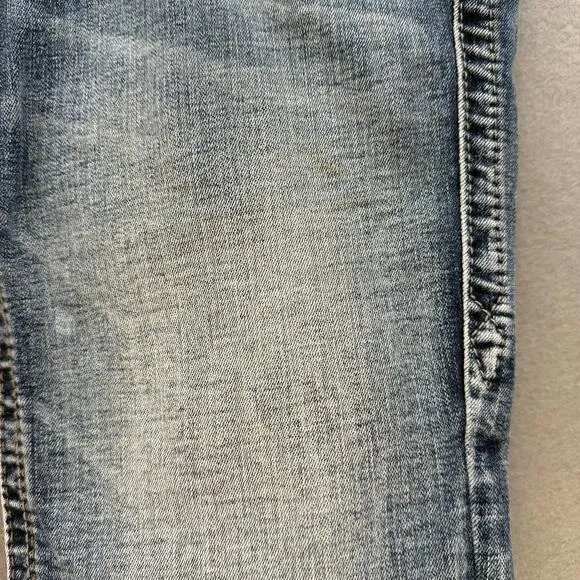 Rock Revival Shorts Women's 26 (2) Blue Bermuda Alivia Preppy Western Summer