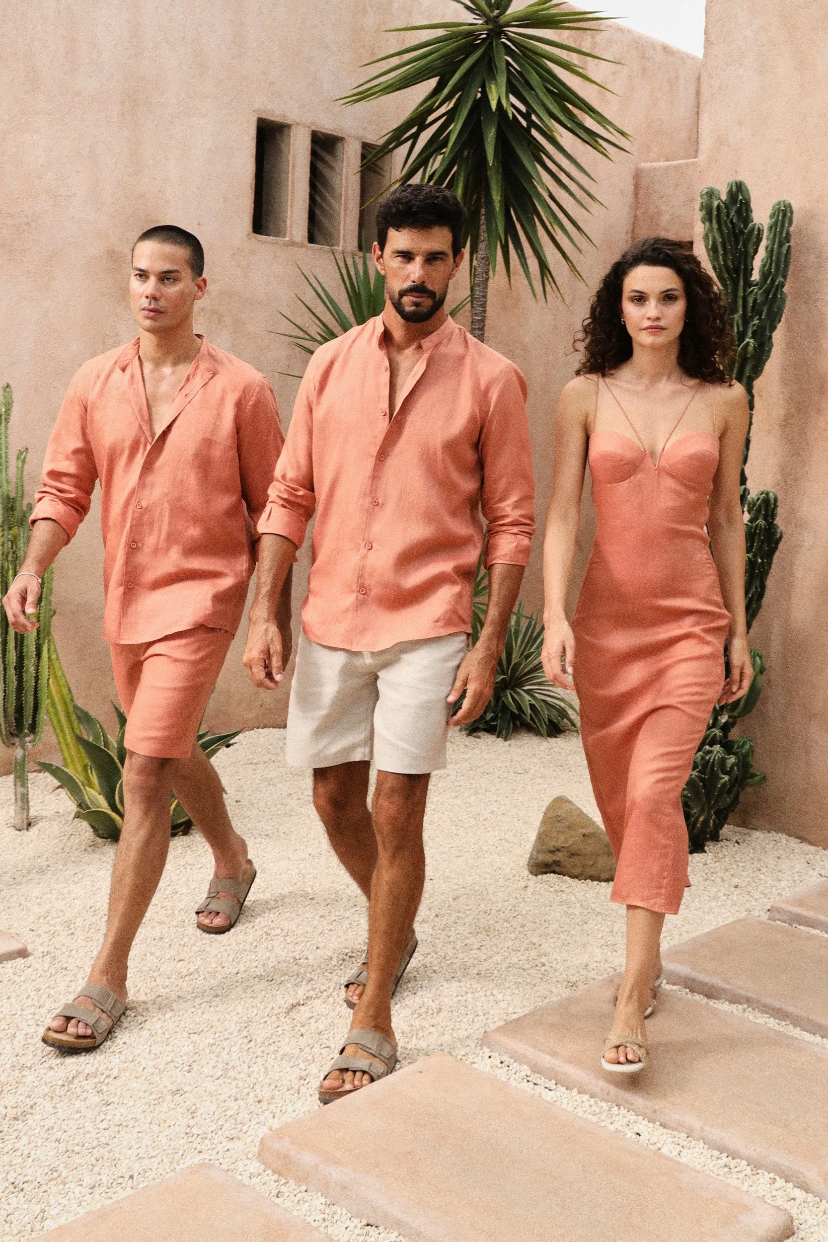 Rome Shirt- Man (Terracotta)