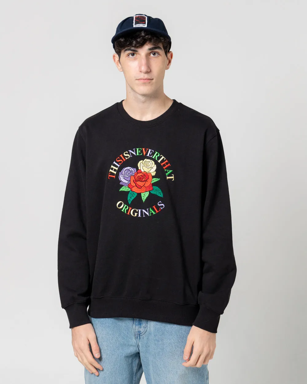 Roses Crewneck | Black