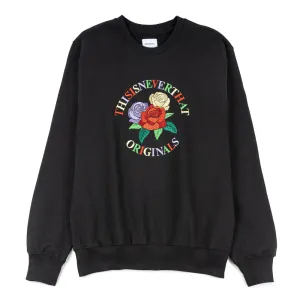 Roses Crewneck | Black