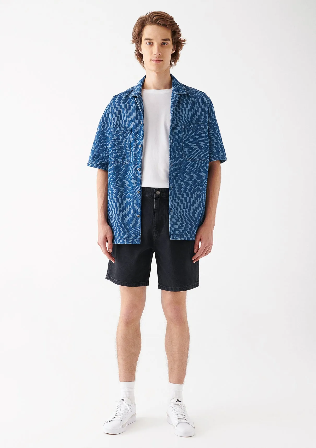 Rotterdam Smoke Denim Jean Shorts