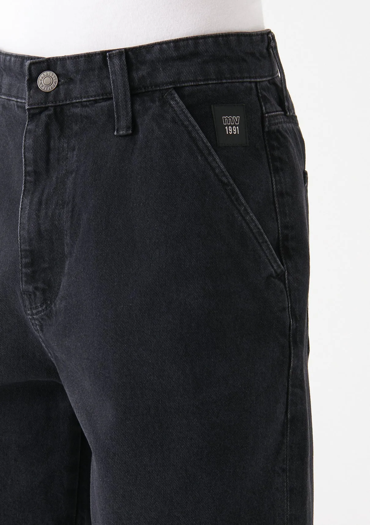 Rotterdam Smoke Denim Jean Shorts