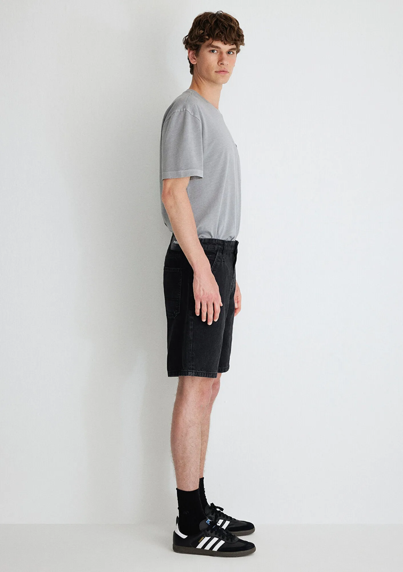 Rotterdam Smoke Denim Jean Shorts