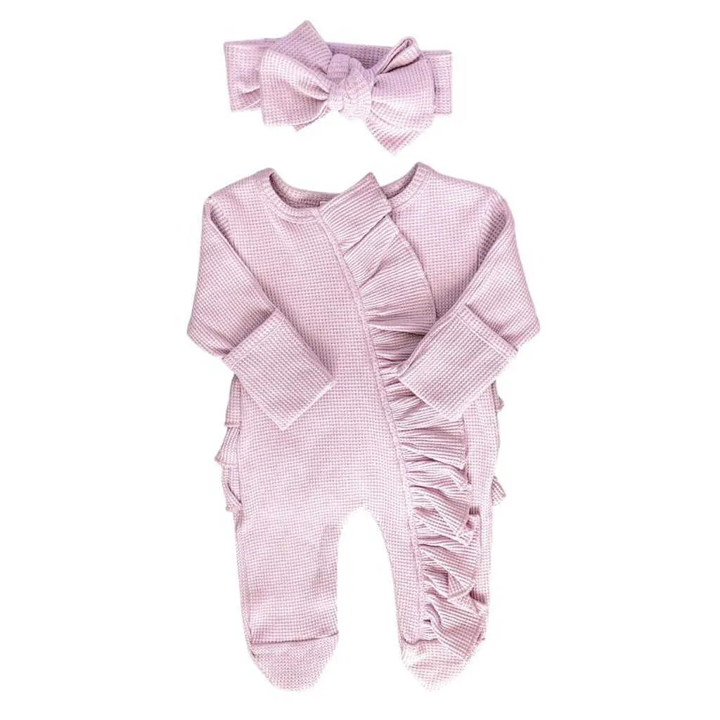 Ruffled Jumpsuit   Headband