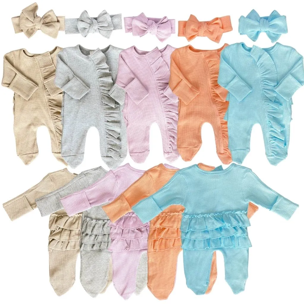 Ruffled Jumpsuit   Headband