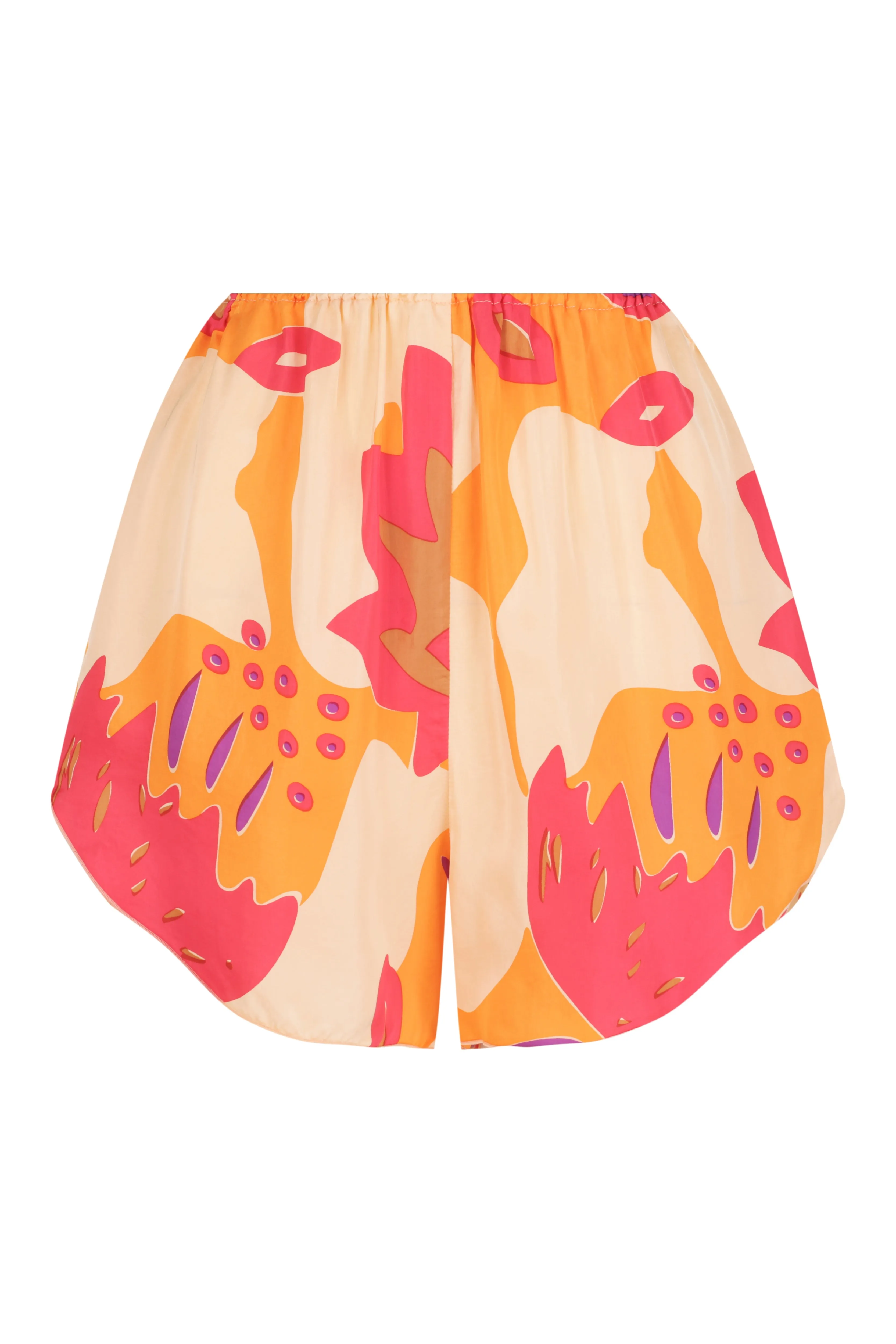 Ruffled Spaghetti Top | High Waisted Short