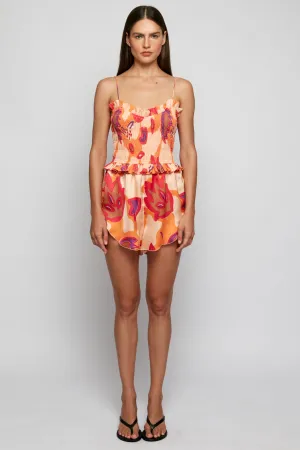 Ruffled Spaghetti Top | High Waisted Short