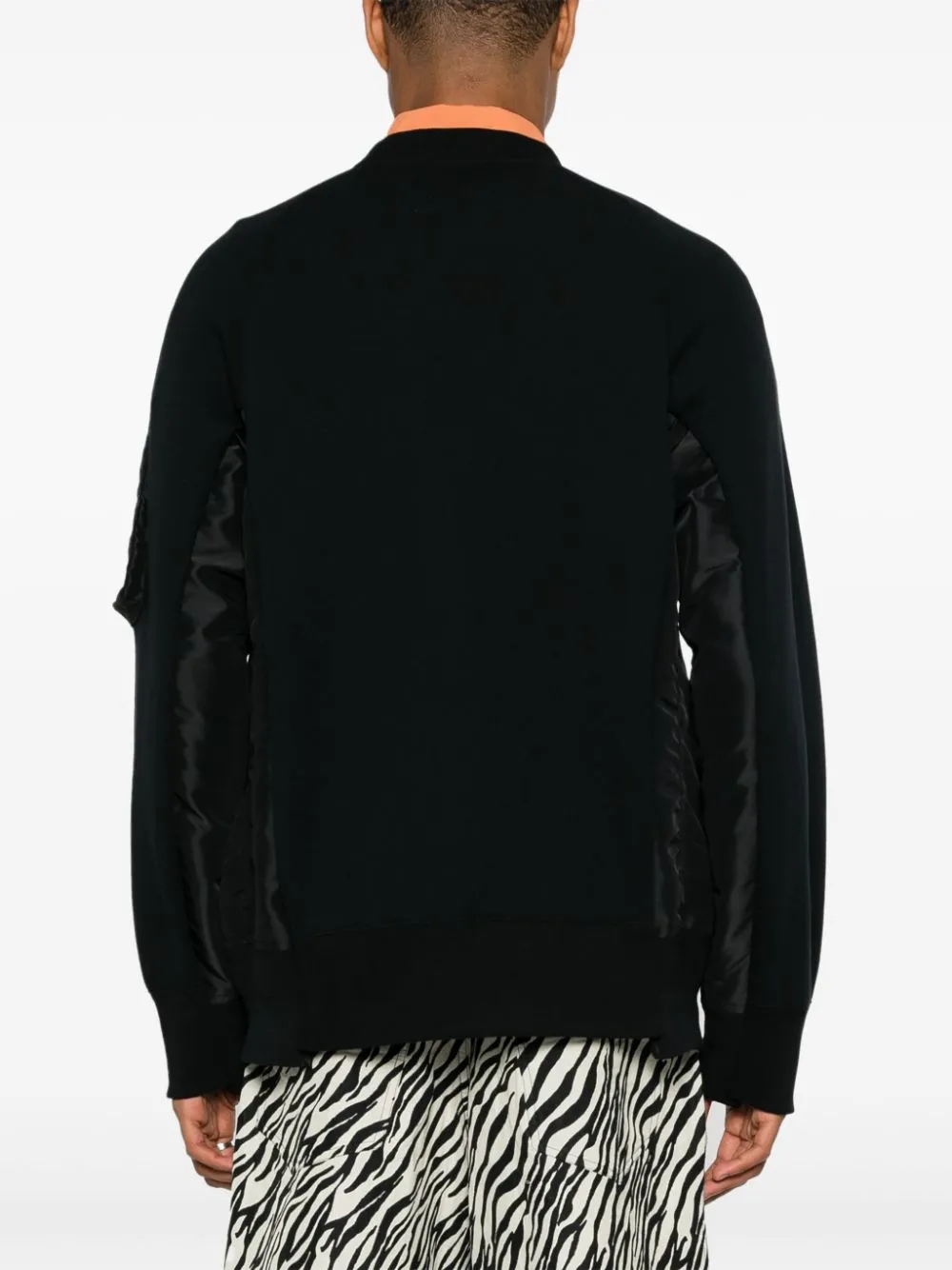 Sacai bomullsblandning crewneck sweatshirt