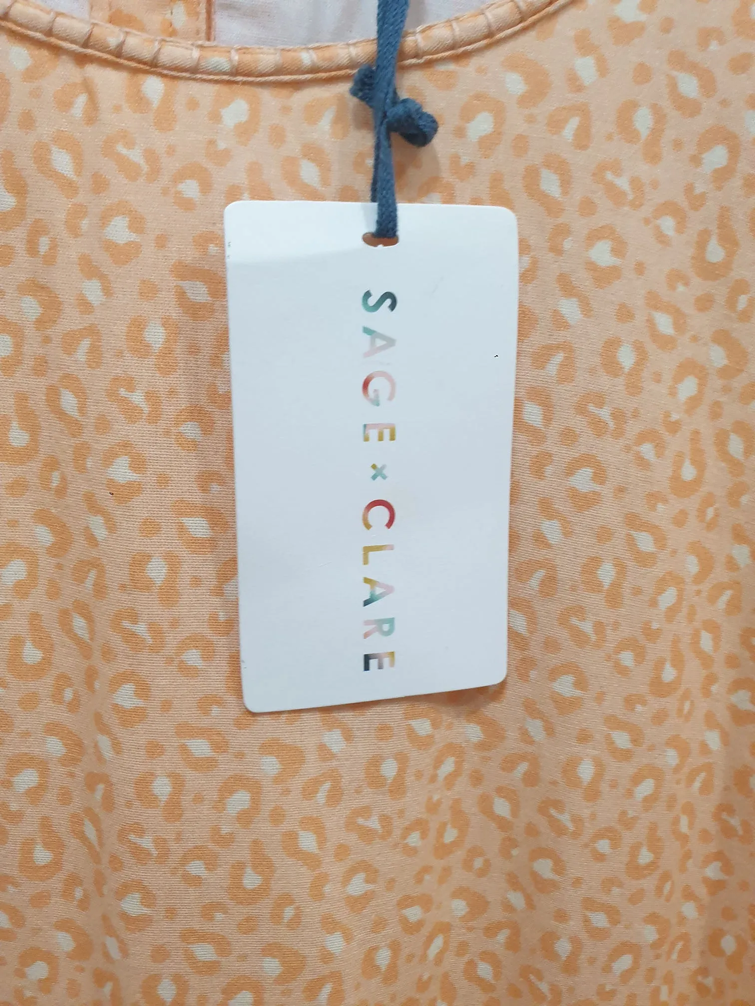 Sage & Clare unique print dress size Large