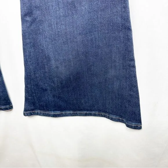 SANDRINE ROSE Super Flare Wide Leg Jeans Indigo NWT in Size 29