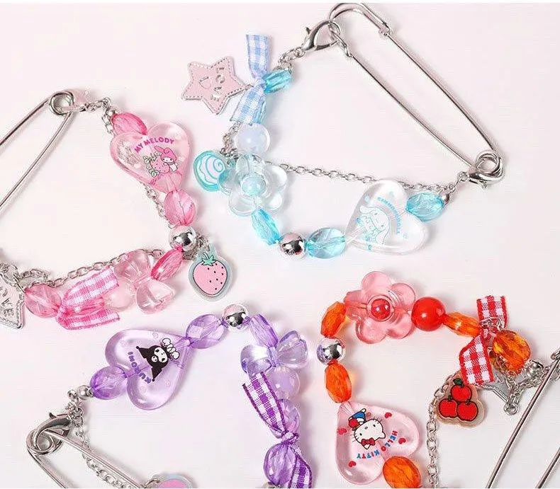 Sanrio Brooch Pin with Case