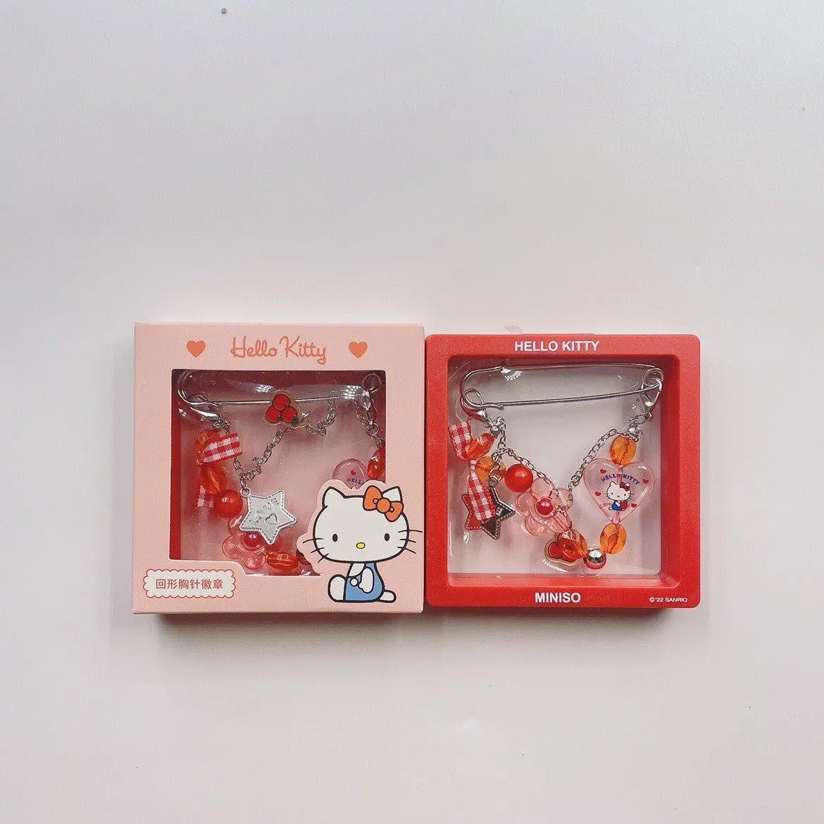 Sanrio Brooch Pin with Case
