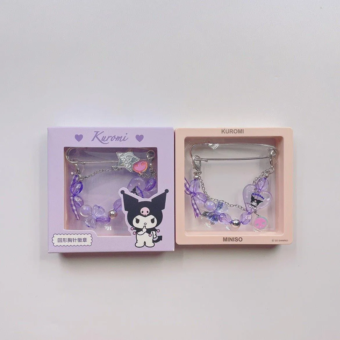 Sanrio Brooch Pin with Case