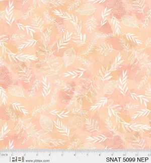 Serene Nature by P & B Textiles  SPRIG TOSS/PINK