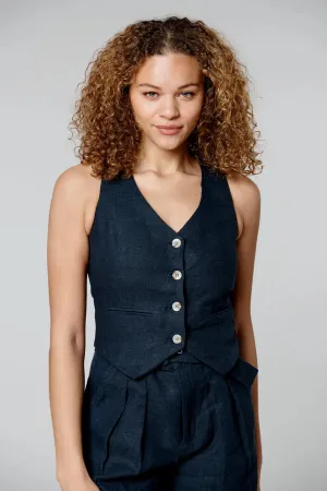 Set Sail Vest-Navy-Final Sale