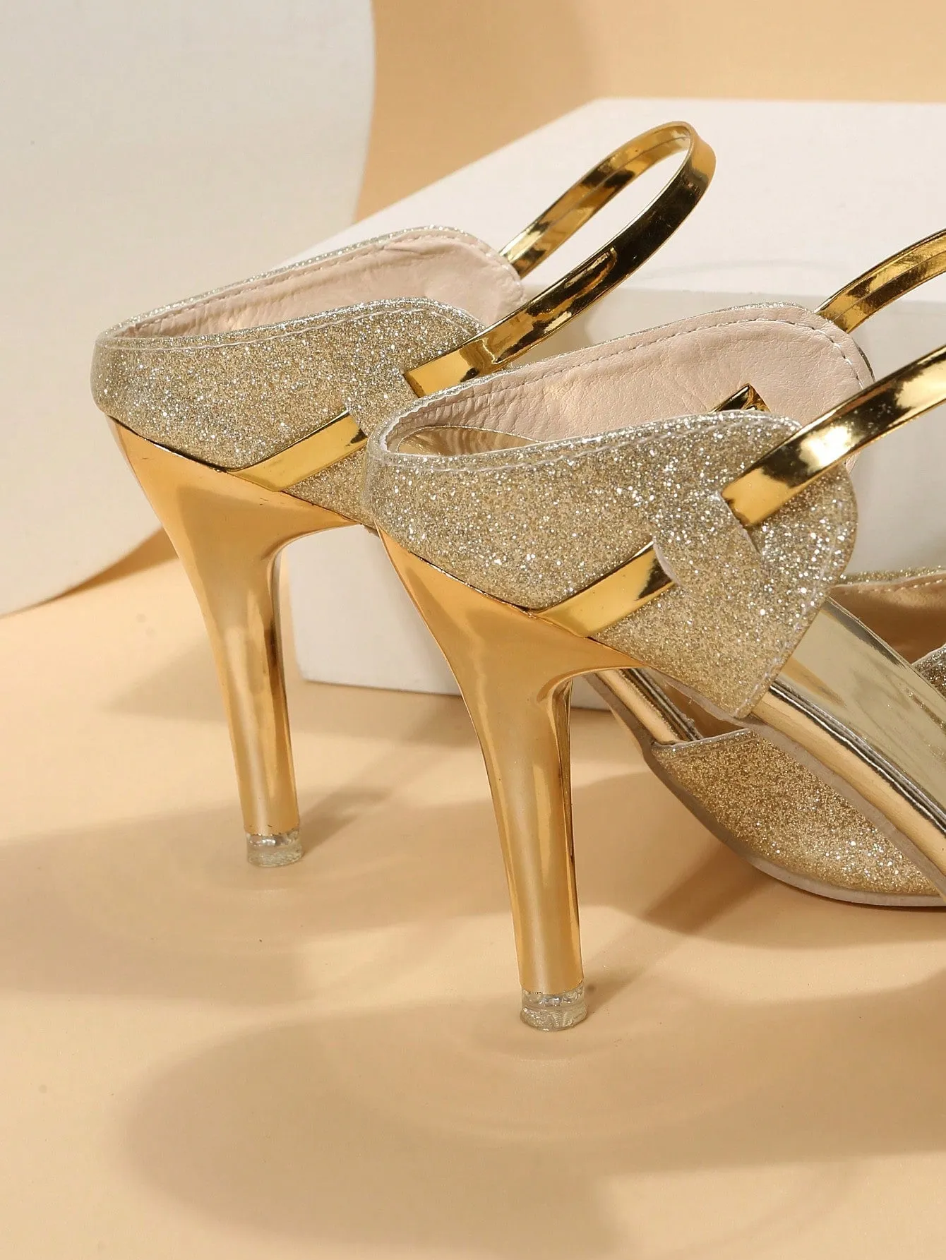 Sexy High Heel Women's Slippers, Open Toe With Fashionable Thin Heels And Ankle Strap, Suitable For Clubbing