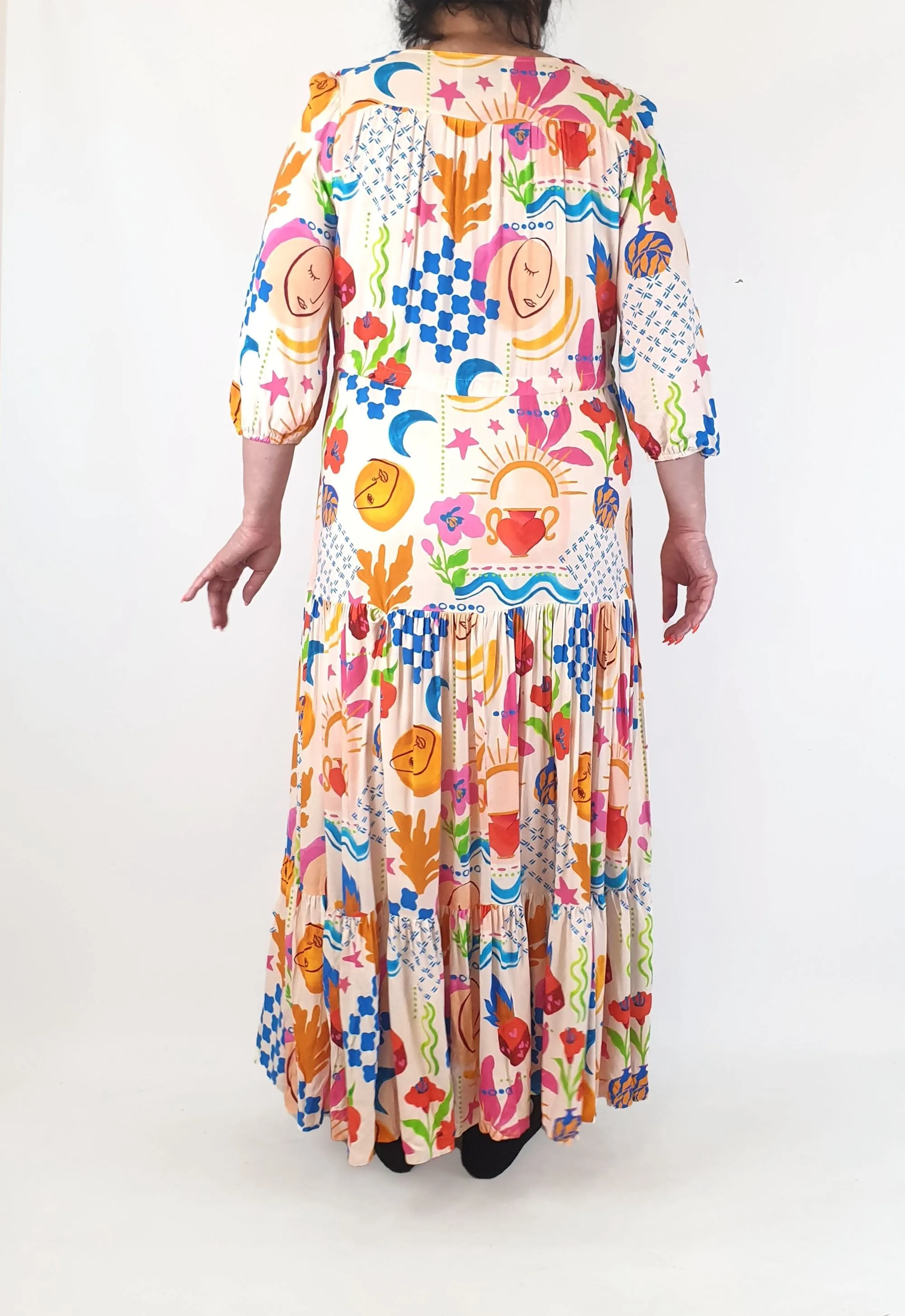 She Street tiered maxi dress size XL