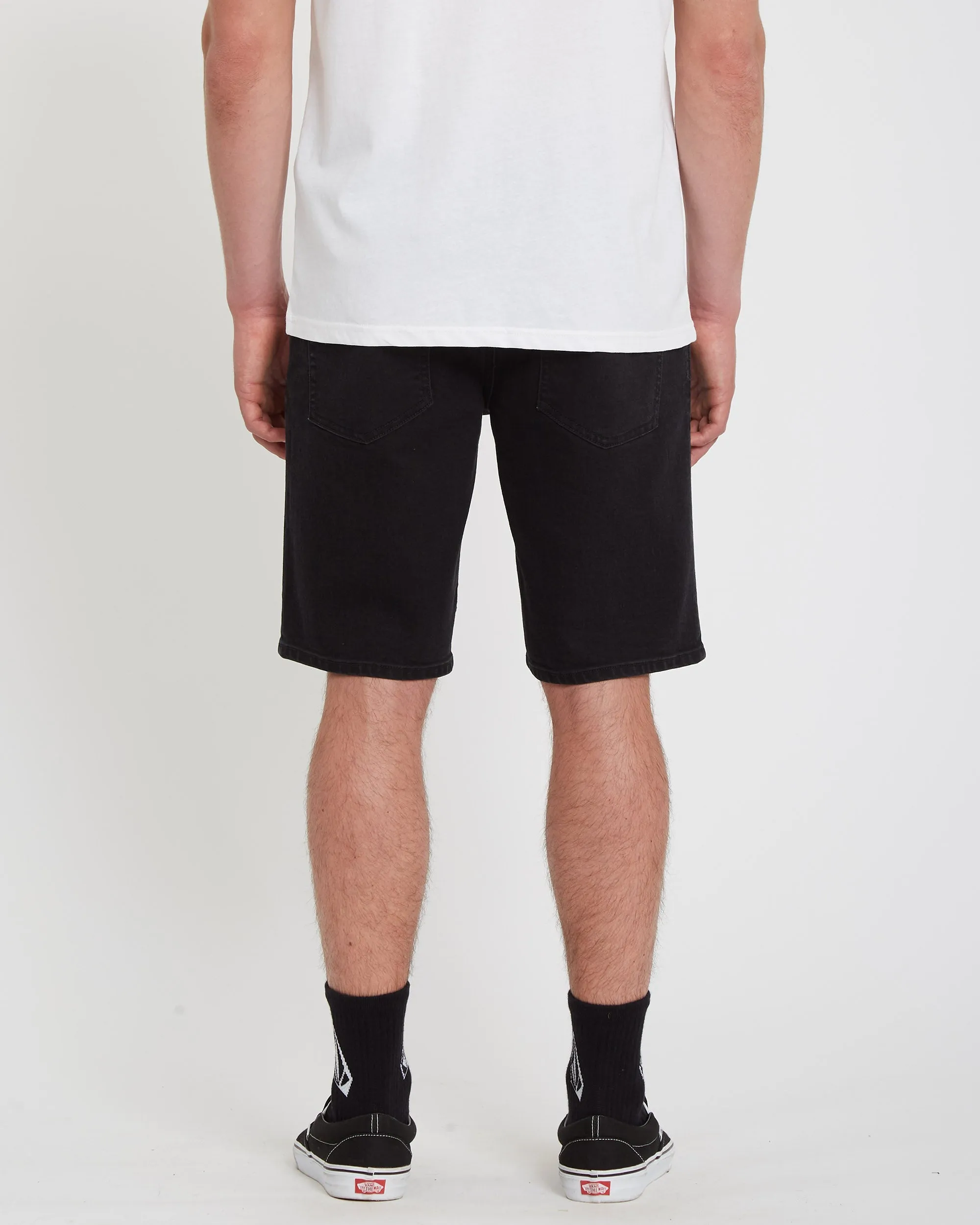 Short Denim Solver - BLACK OUT
