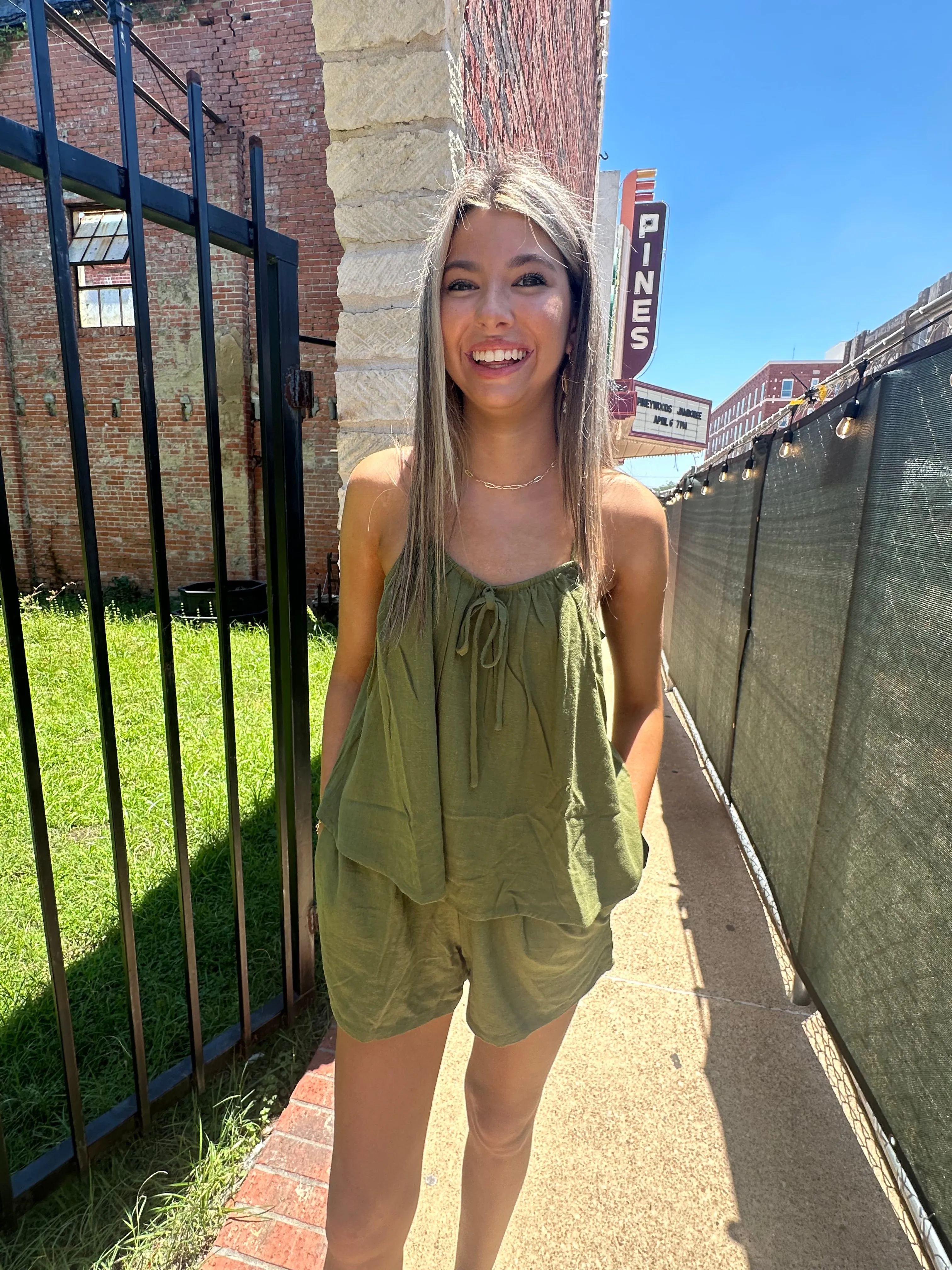 Simply Chic Top: Olive