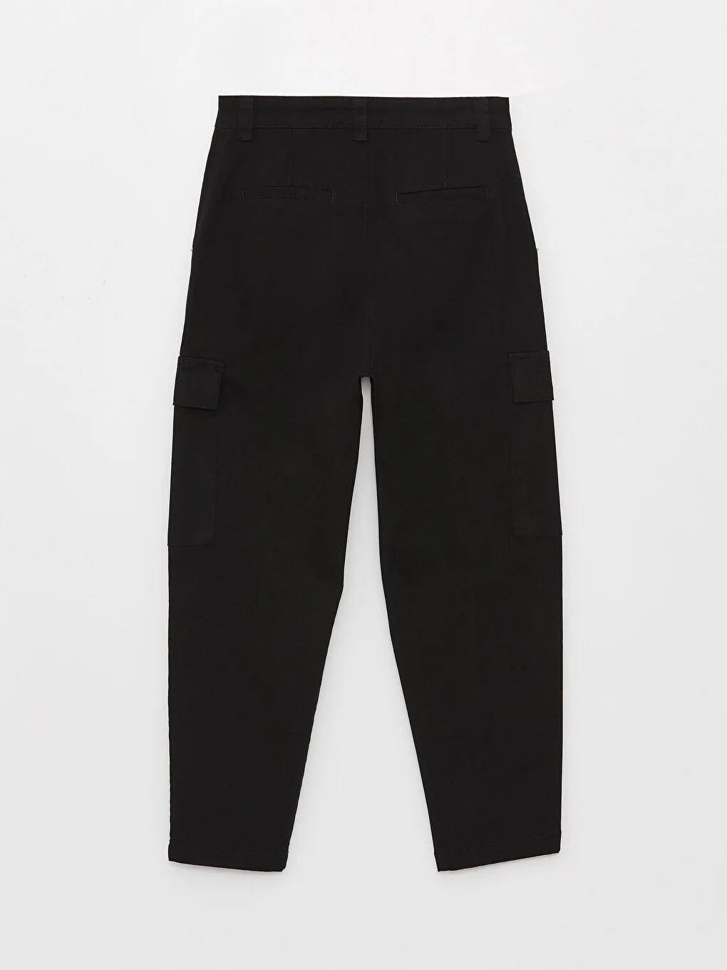 Slim Fit Gabardine Women Cargo Pants