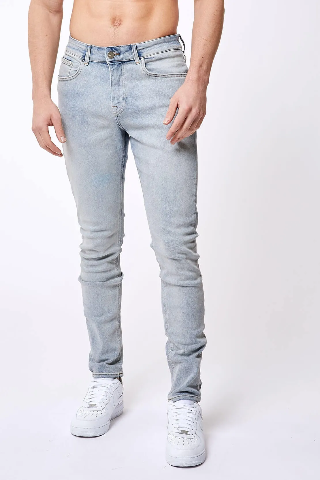 SLIM-FIT JEANS - OVERDYE SANDWASH