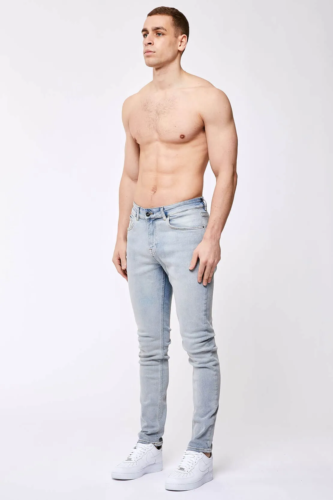 SLIM-FIT JEANS - OVERDYE SANDWASH
