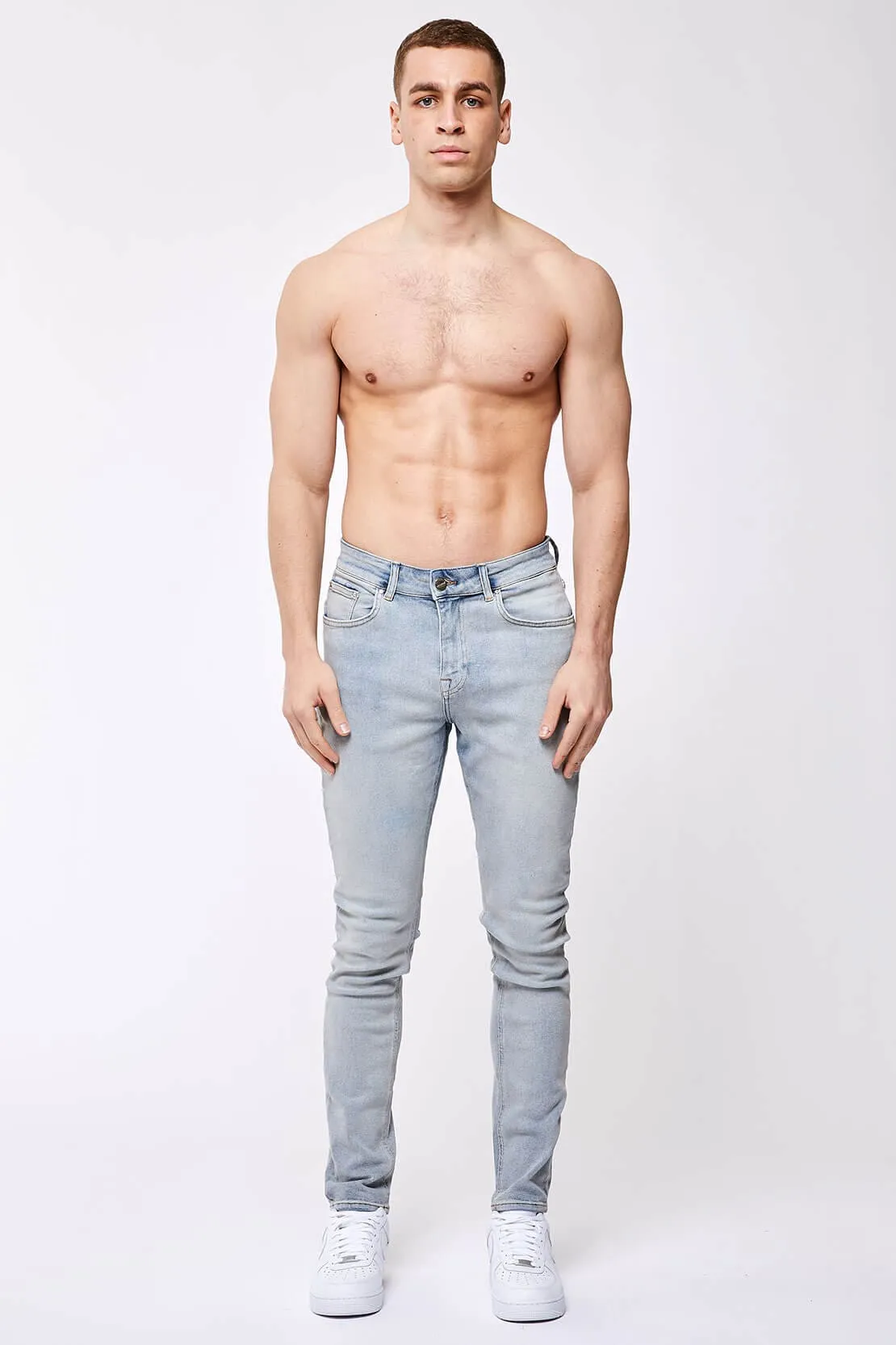 SLIM-FIT JEANS - OVERDYE SANDWASH
