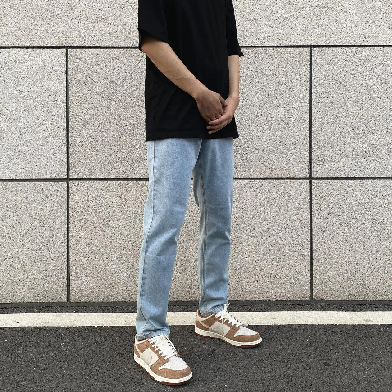 Slim Fit Light Blue Jeans