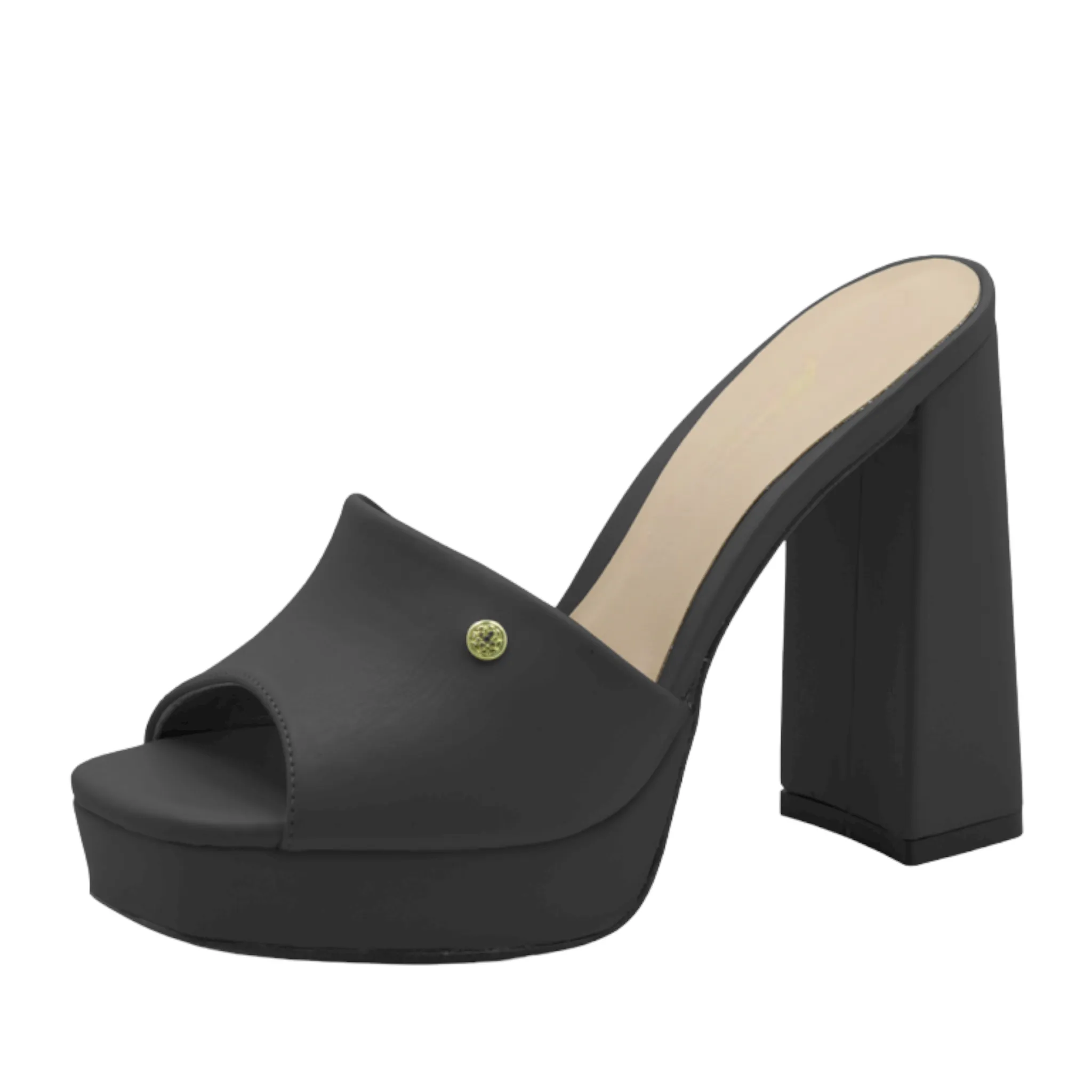 Slip On Platform Mule Heels