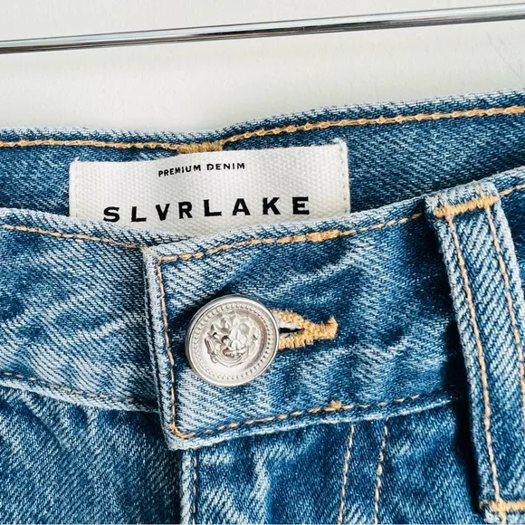 SLVRLAKE Beatnik Denim Shorts in Pacific NWOT