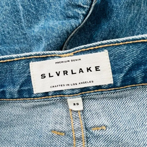 SLVRLAKE Beatnik Denim Shorts in Pacific NWOT