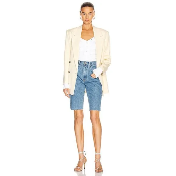 SLVRLAKE Beatnik Denim Shorts in Pacific NWOT