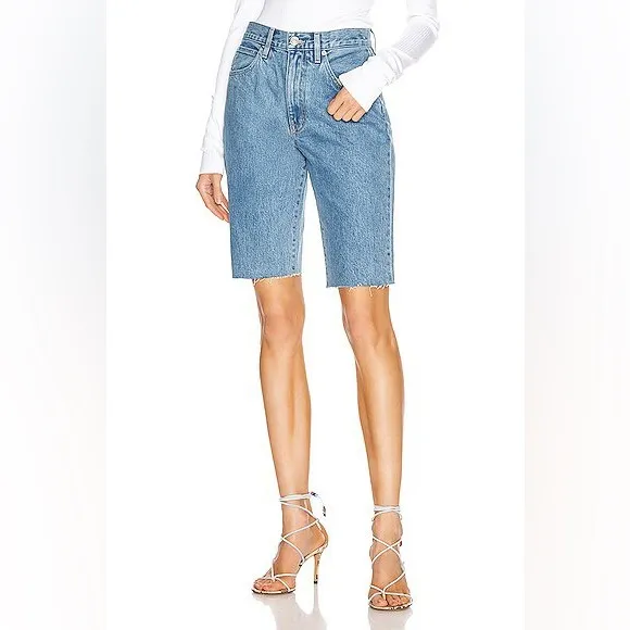 SLVRLAKE Beatnik Denim Shorts in Pacific NWOT