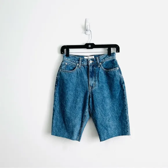 SLVRLAKE Beatnik Denim Shorts in Pacific NWOT