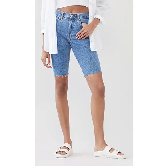 SLVRLAKE Beatnik Denim Shorts in Pacific NWOT