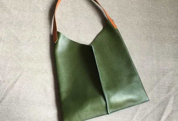 Soft Leather Tote Unique Tote Bag Womens Unique Tote Handbags Cool Work Totes