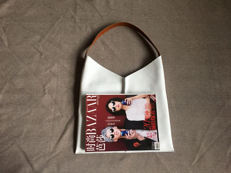 Soft Leather Tote Unique Tote Bag Womens Unique Tote Handbags Cool Work Totes