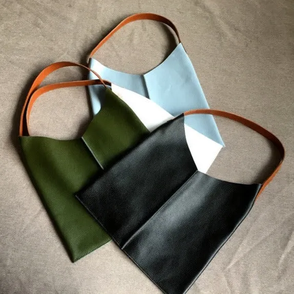 Soft Leather Tote Unique Tote Bag Womens Unique Tote Handbags Cool Work Totes