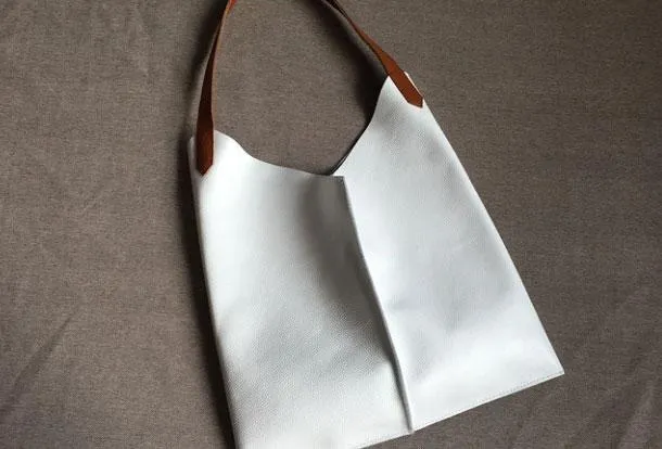 Soft Leather Tote Unique Tote Bag Womens Unique Tote Handbags Cool Work Totes