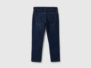 Solid Slim Fit Denim Jeans