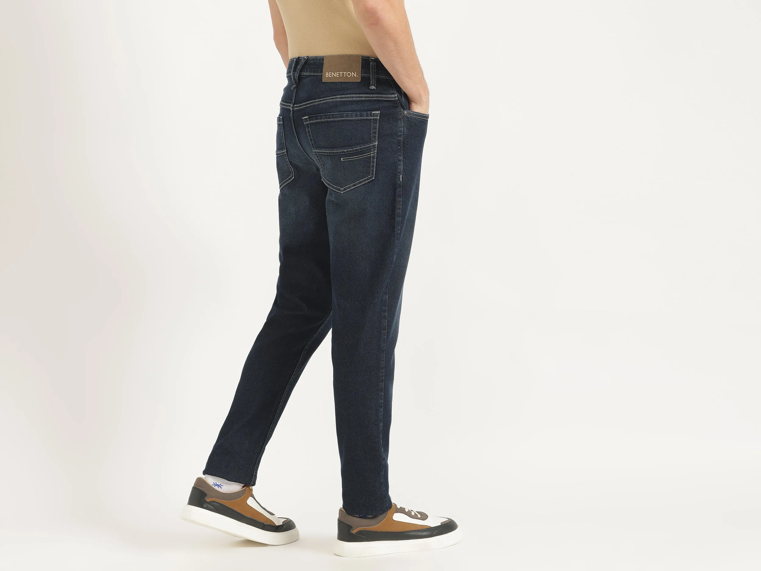 Solid Slim Fit Jeans