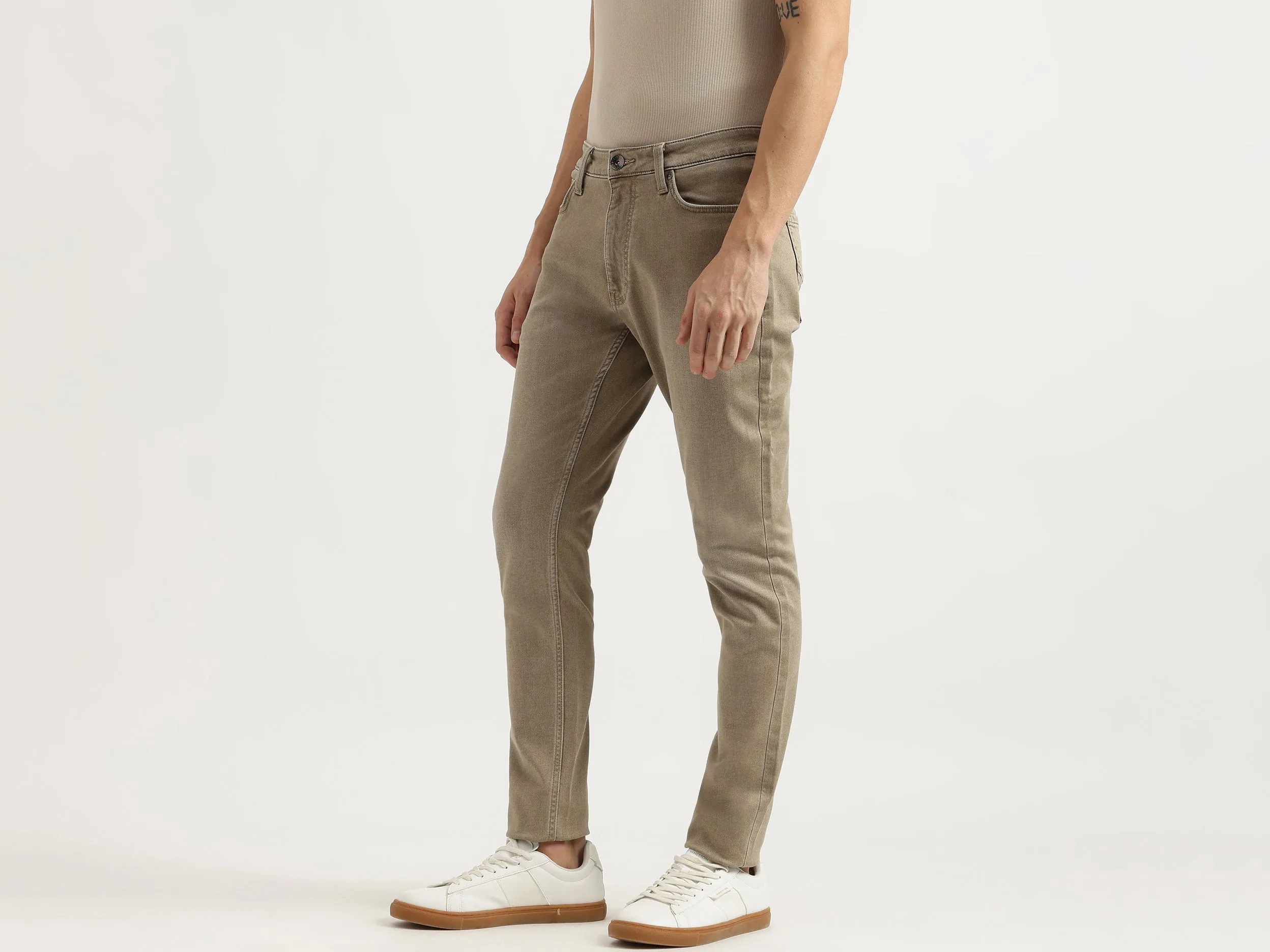 Solid Slim Fit Jeans