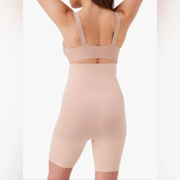 spanx 2 Pair higher power short Soft Nude 1X NWT